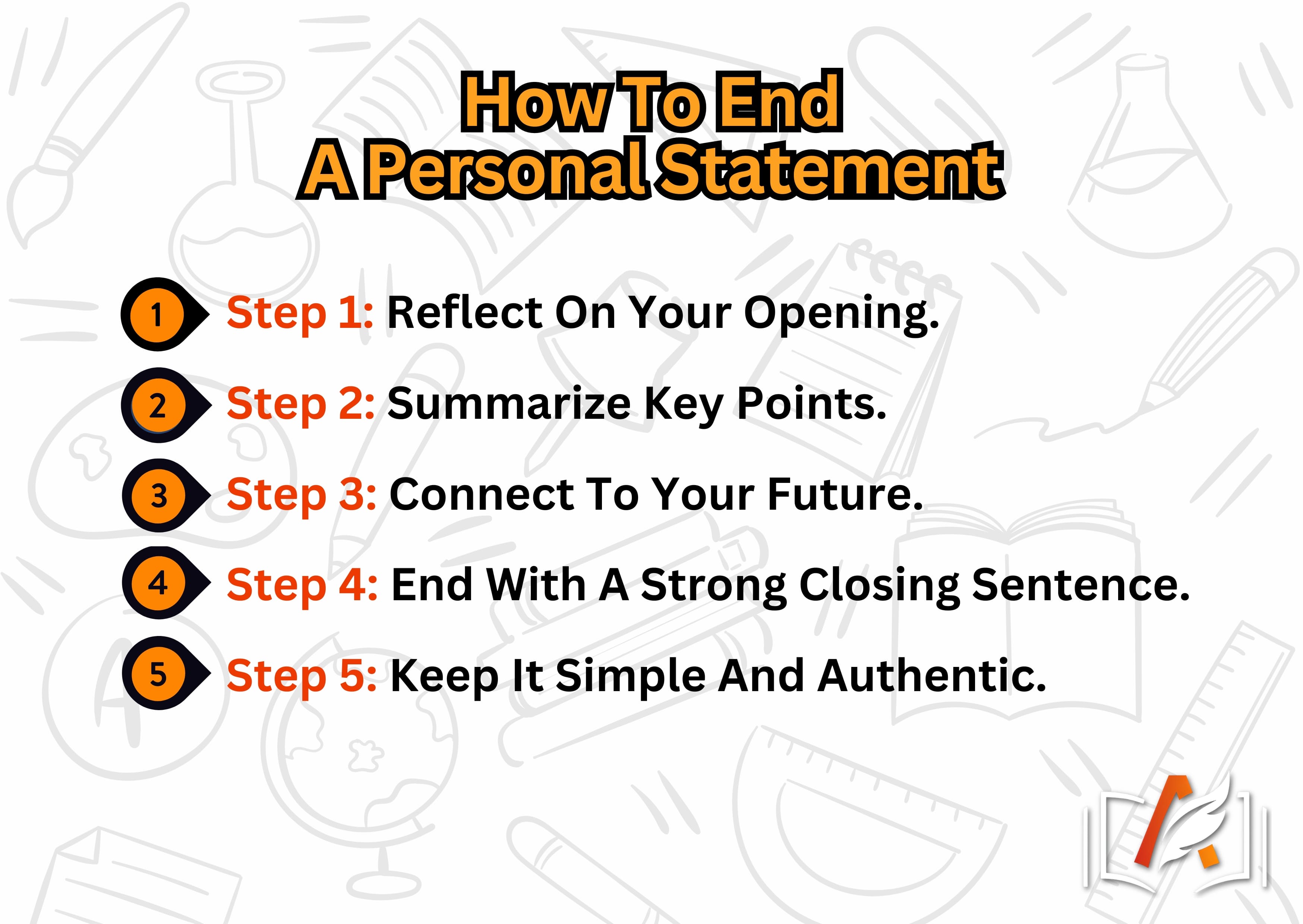 steps on how to end a personal statement