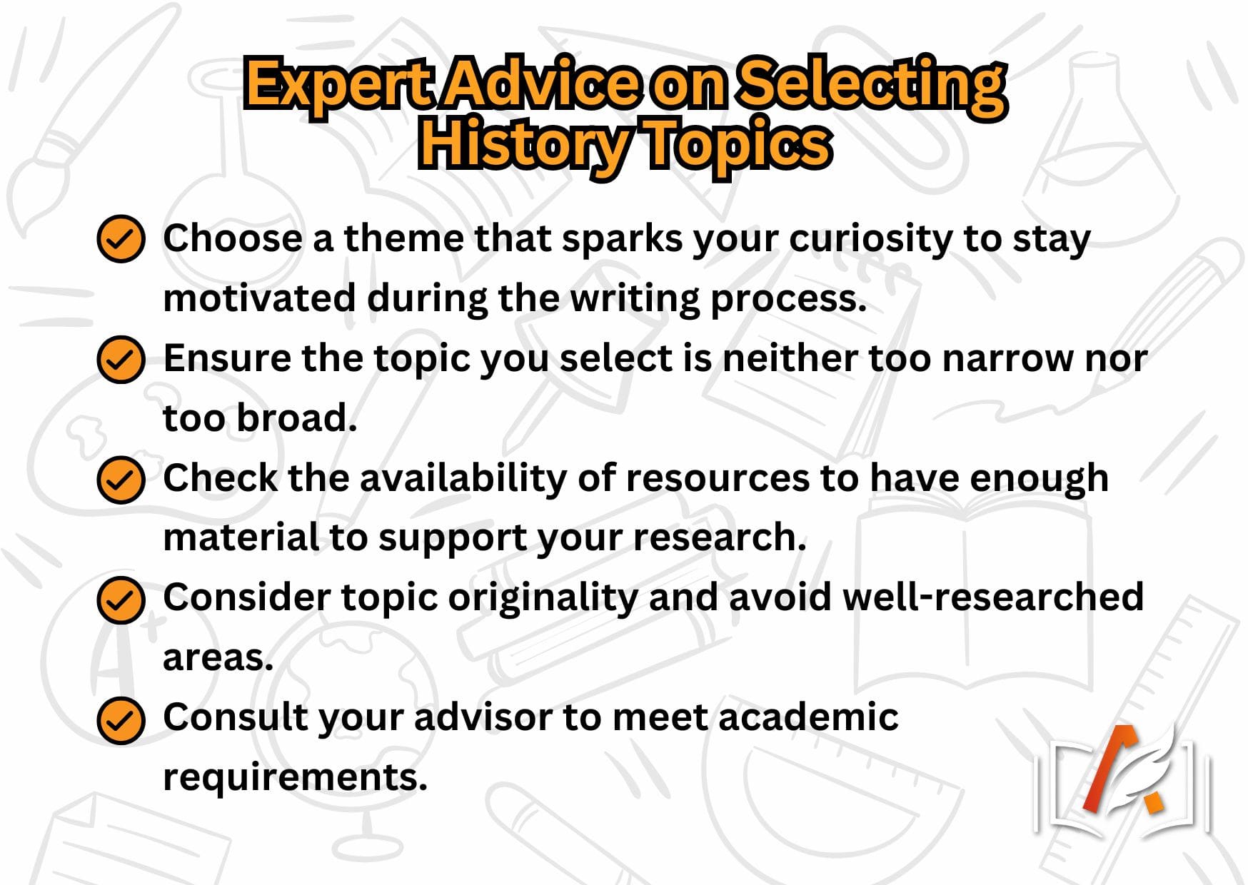 Expert Advice on Selecting History Topics