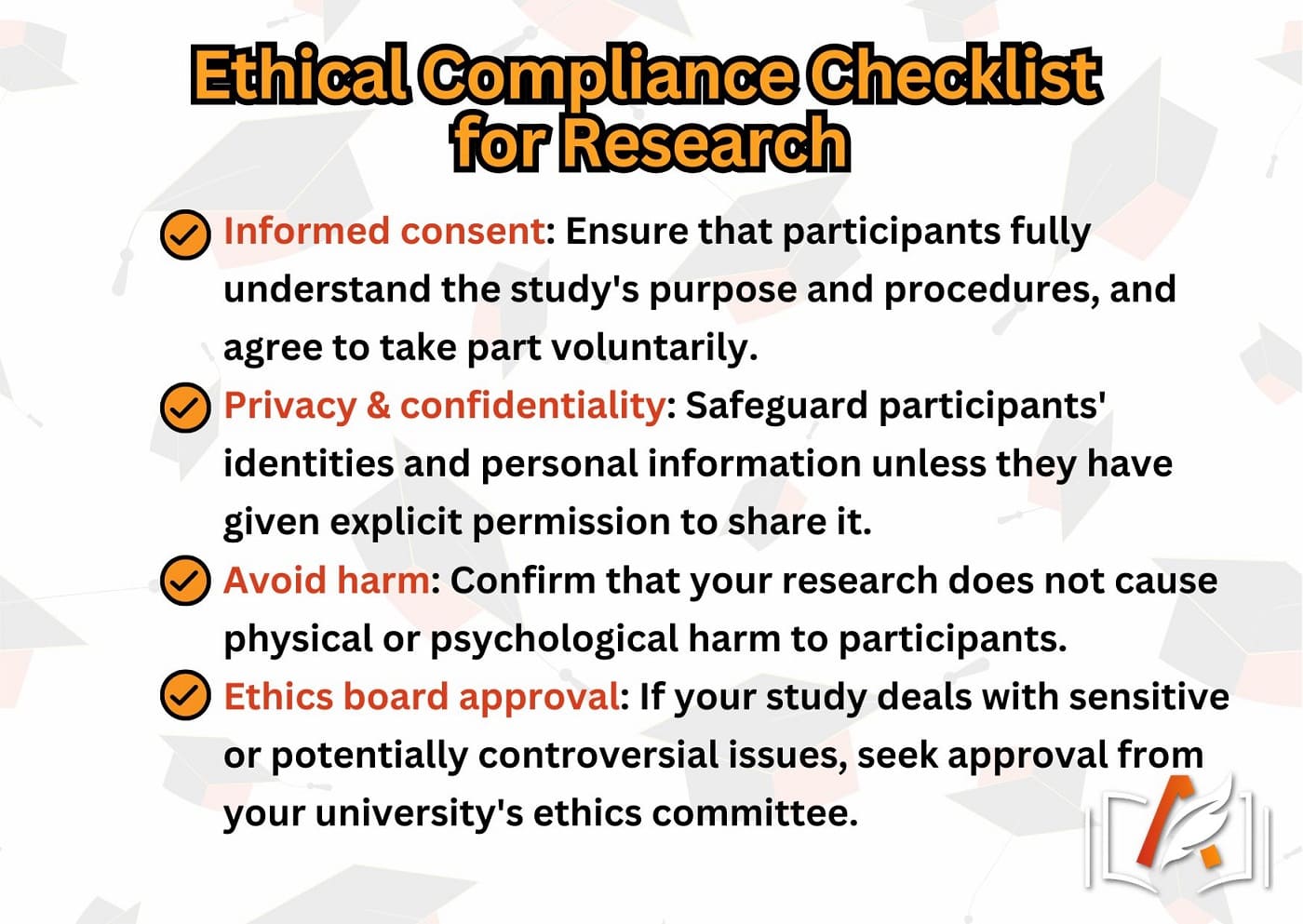 ethical compliance checklist for research