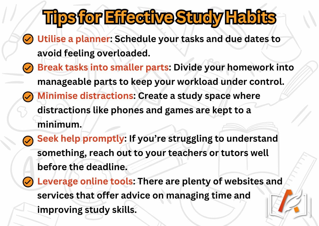 tips for effective study habits