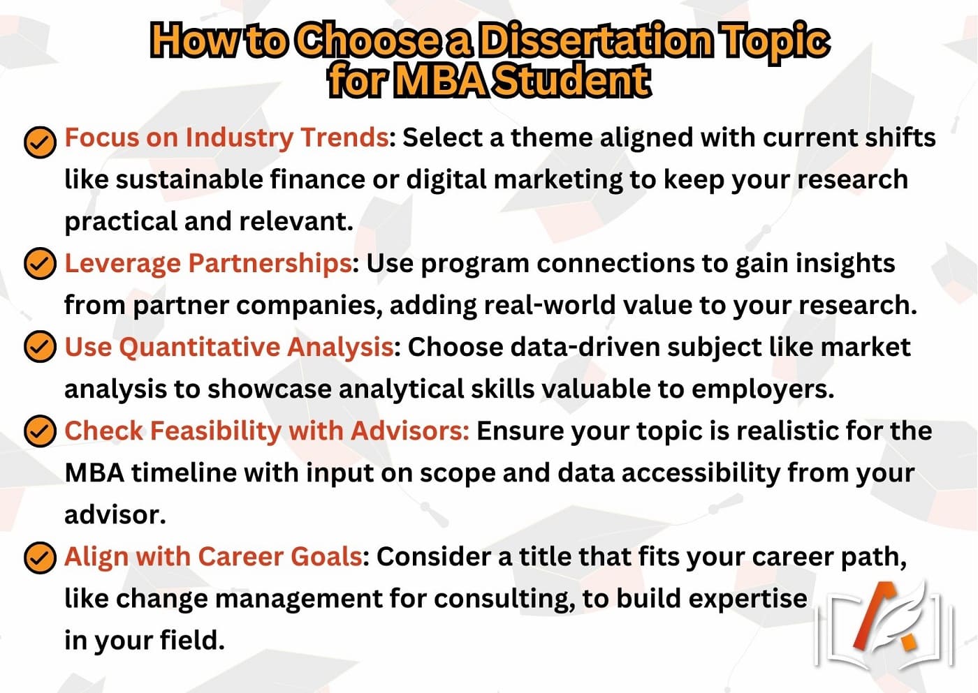 How to Choose a Dissertation Topic for MBA Student